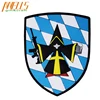 Shield Shape Plastic Emblem Soft Rubber PVC Punisher Skull Patch