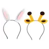 Hot Sales Cartoon Nonwoven Rabbit And Giraffe Headband For Funny Party SF137