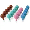 Natural Rubber Glass Suction Cupping Acupuncture Therapy Set 5 Size CE Certified
