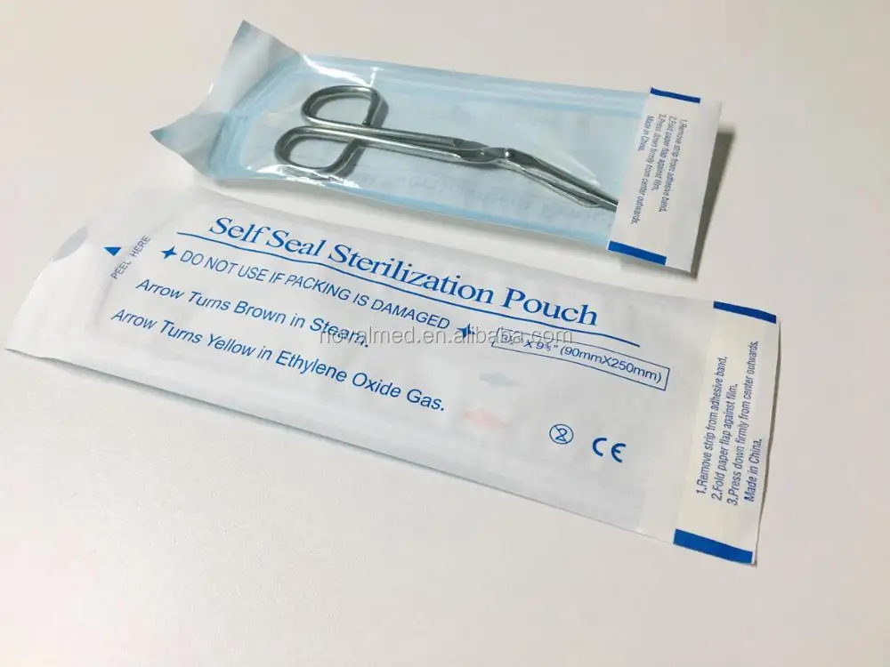 Disposable Autoclave Sterilized Packing Bag Self Sealing Sterilization