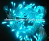 100 LED Steady On String Christmas Tree Lights with Connector Turquoise