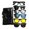 DLC2206A More colors wholesale polarized sunglasses magnetic clip-on sets