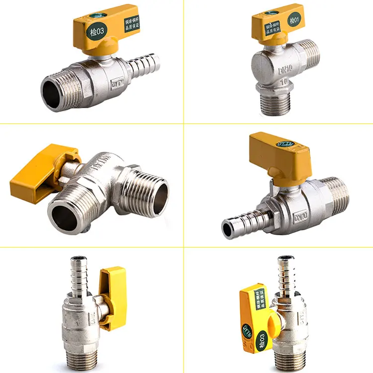 90 Degree Brass Angle Ball Valve Cw617n Small Gas Ball Valve With