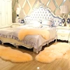 Home decorator carpet sheepskin pelt floor mat blanket 100% polyester microfiber indoor faux wool custom color sheepskin rugs