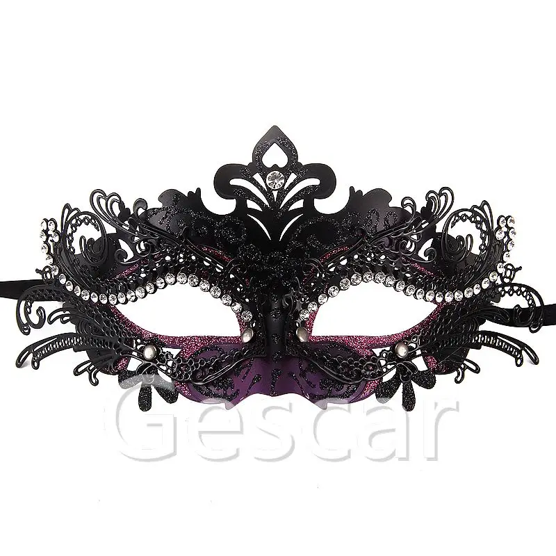 021 Black Sexy Skull Masquerade Voll Gesichts Masken Mit Strass Steinen Venezia Nische Maskerade Scary Games Metall Masken Fur Manner Weiblich Buy Metal Mask Lady Mask Party Mask Product On Alibaba Com