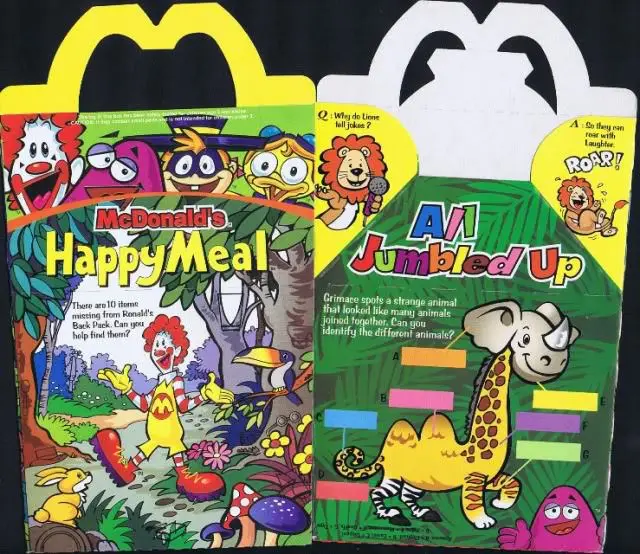 Oem Factory Supplier Happy Meal B Box For Fast Food Packaging - Buy ...