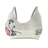 Custom embroidery white crochet vest knit camisole pattern