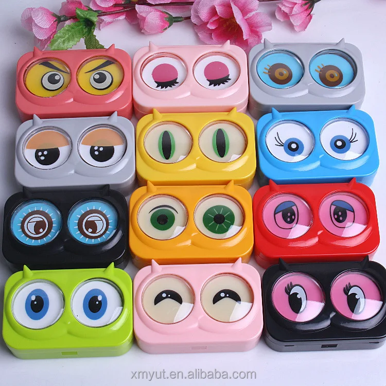Cute Eyes Contact Lens Case Wholesale 6.7*4.3*2cm Buy Cute Contact