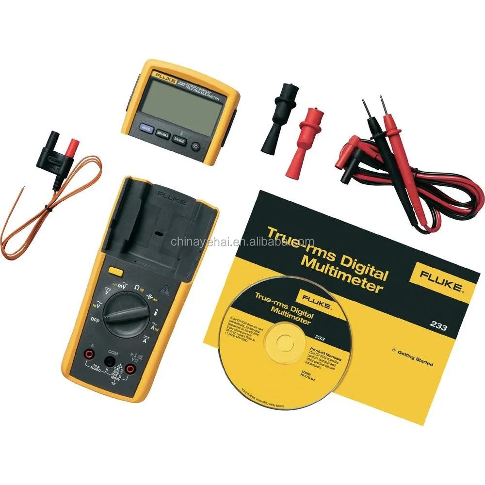 Display Removable True Rms Fluke 233 Multimeter & Original Fluke 233