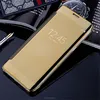 2016 new luxury clear view flip mirror back cover case for samsung s3/j5