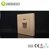 Residential/General-Purpose brushed aluminium panel metal switch socket 20A electric water heater switch