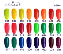 6pcs VEN Modern Neon color competitive price Nail gel 15ml 24 colors for choice