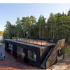 Western standard 20ft 40ft container house design modular prefabricated shipping container homes for hot sale