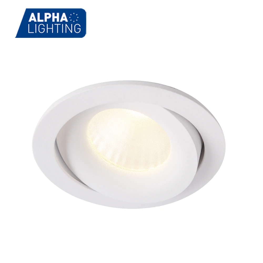 Alpha Lighting small trim downlight 10W rotatable led downlight with high quality cob downlight