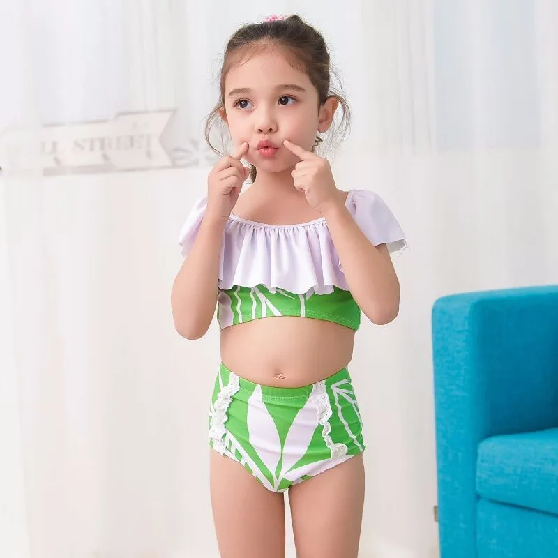 child girl swimming suit