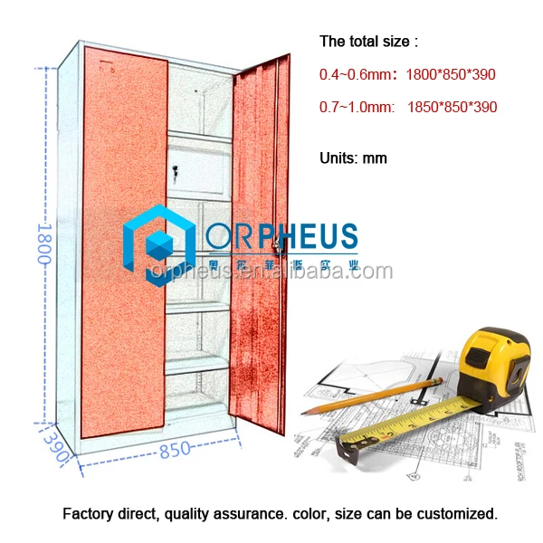 panel-flat-pack-home-furniture-indian-steel-wardrobe-red-double-door