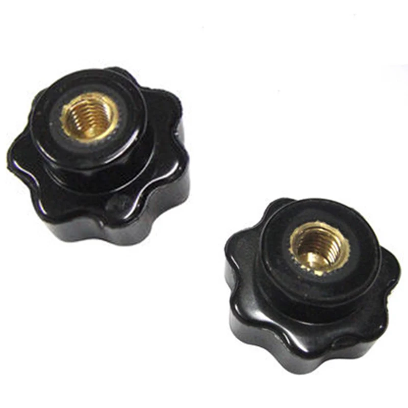 M10 M8 With Bolt Nuts Black Head Furniture 14 Thread Metal Clamp Screw Plastic M12 5 Lobe Star