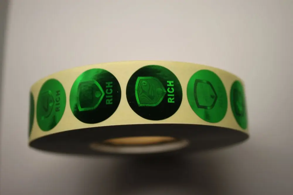 id transparent hologram overlays stickers, custom hologram sticker