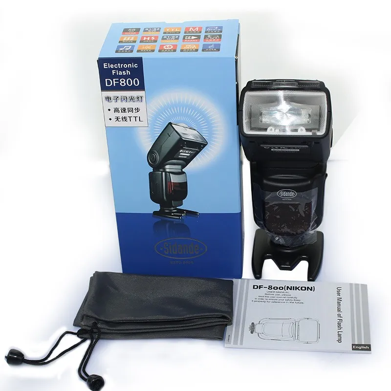 Sidande Df 800 Gn58 E Ttl High Speed Sync Camera Flash Light For 6d 7d 40d 50d 60d 450d 500d 600d 650d 700d 5d2 5d3 Buy Camera Flash Light Df 800 Camera Flash Light Sidande Camera