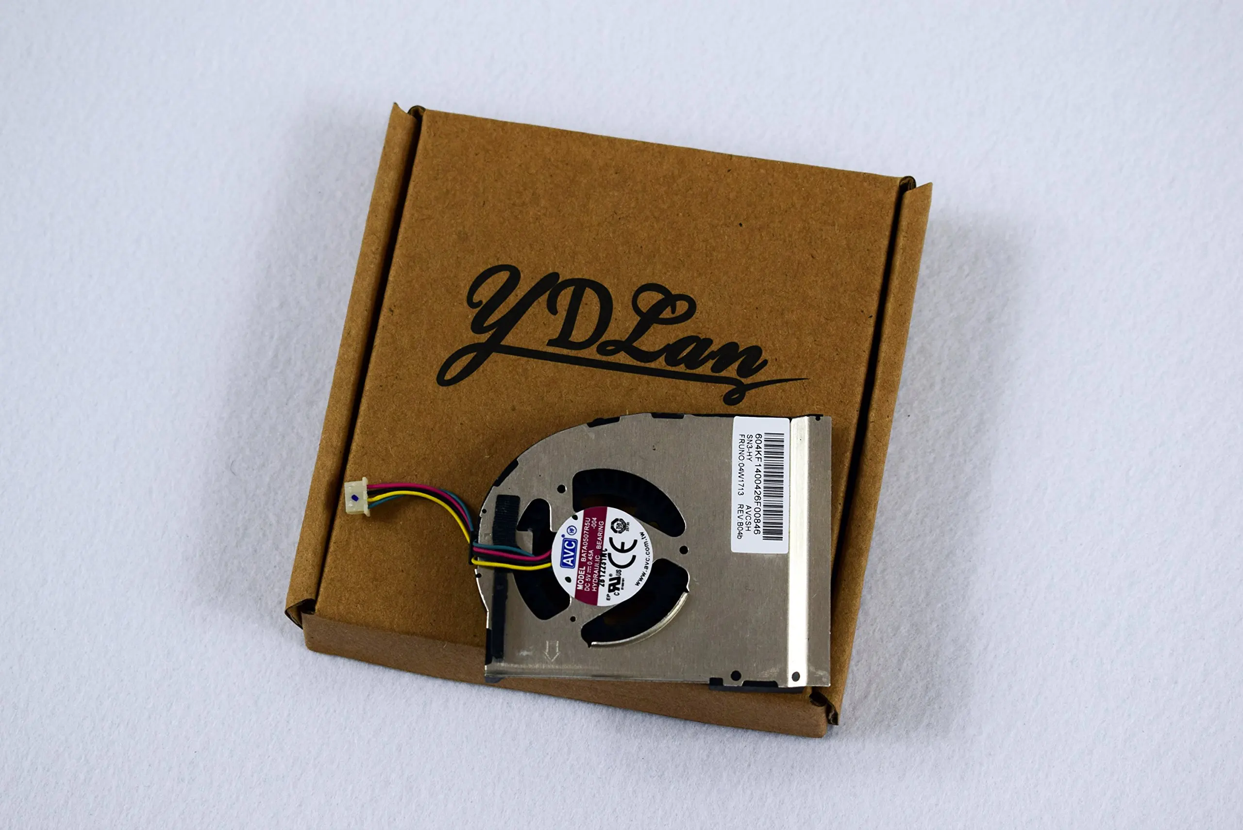 YDLan New CPU Cooling Fan For IBM Thinkpad LENOVO T420S T420SI CPU Fan (BATA0507R5U-004) 04W1712 04W1713 04W0417 4 wires