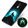 for xiaomi redmi note 4 case Noctilucent shockproof Tpu mobile phone cover custom logo pattern design print JIBAN UXIA Brand