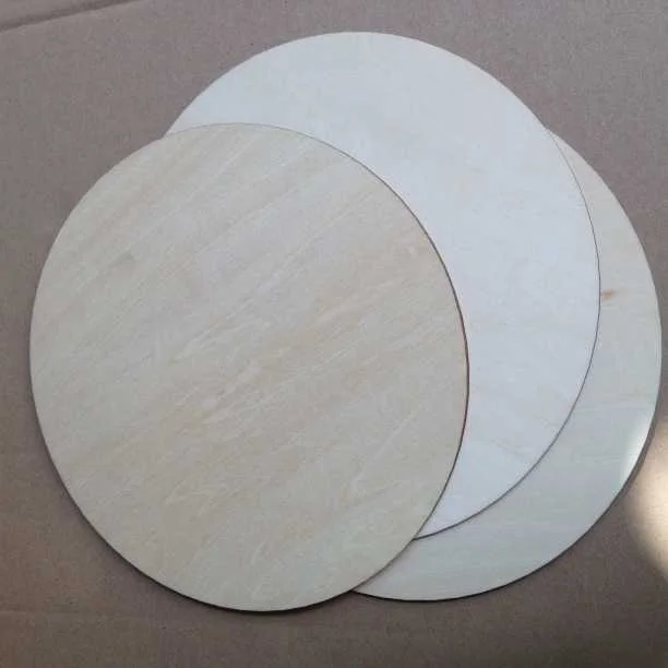wooden circles laser cut 3mm thick mdf circle wood blank with holes 