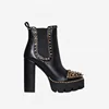 2018 Fashion ladies racing shoes women Biker boots with studs