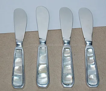 Orted Cheese Knife Set Of 4 With Mother Pearl Handle Orted Cheese Knife Set Of 4 With Mother Pearl Handle Cutlery