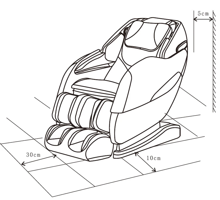 Габариты массажного кресла