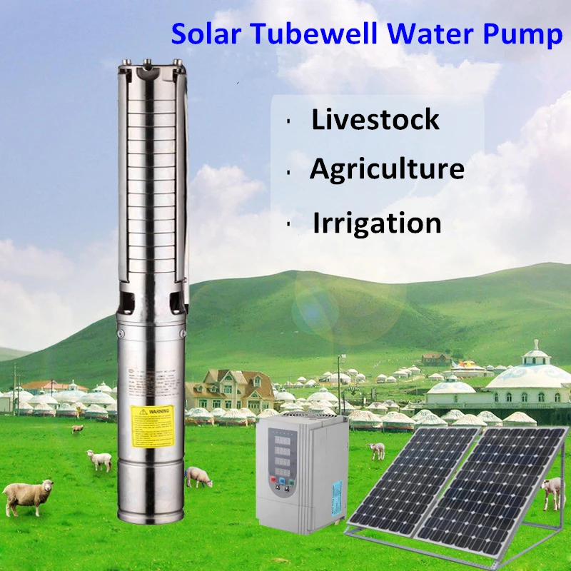 55m Head 3hp Solar System Water Pump For Irrigation Dc Solar Submersible Pump 3 Hp Buy Solar Pump 55m3hp Solar System Water Pump For Irrigationdc