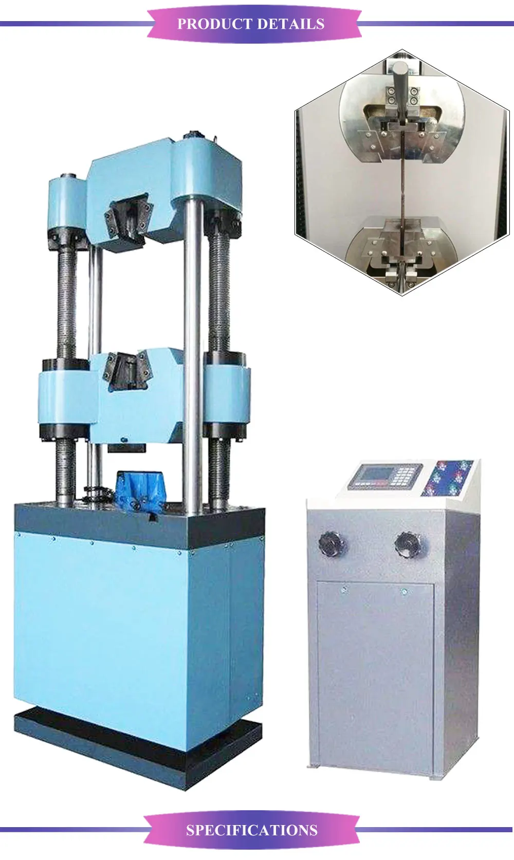 Tensile Testing Equipment,Material Testing Machine,Hydraulic Used Universal Testing Machine 1000Kn