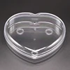 SUNSHING OEM Acrylic Plastic Heart Shape Candy Case chocolate packaging Container Wedding Clear Chocolate Box