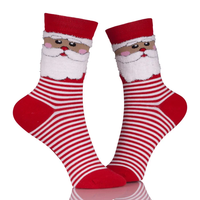 Women's Socks Lady Christmas Holiday Elite Socks Cute Wool 3D Stocking