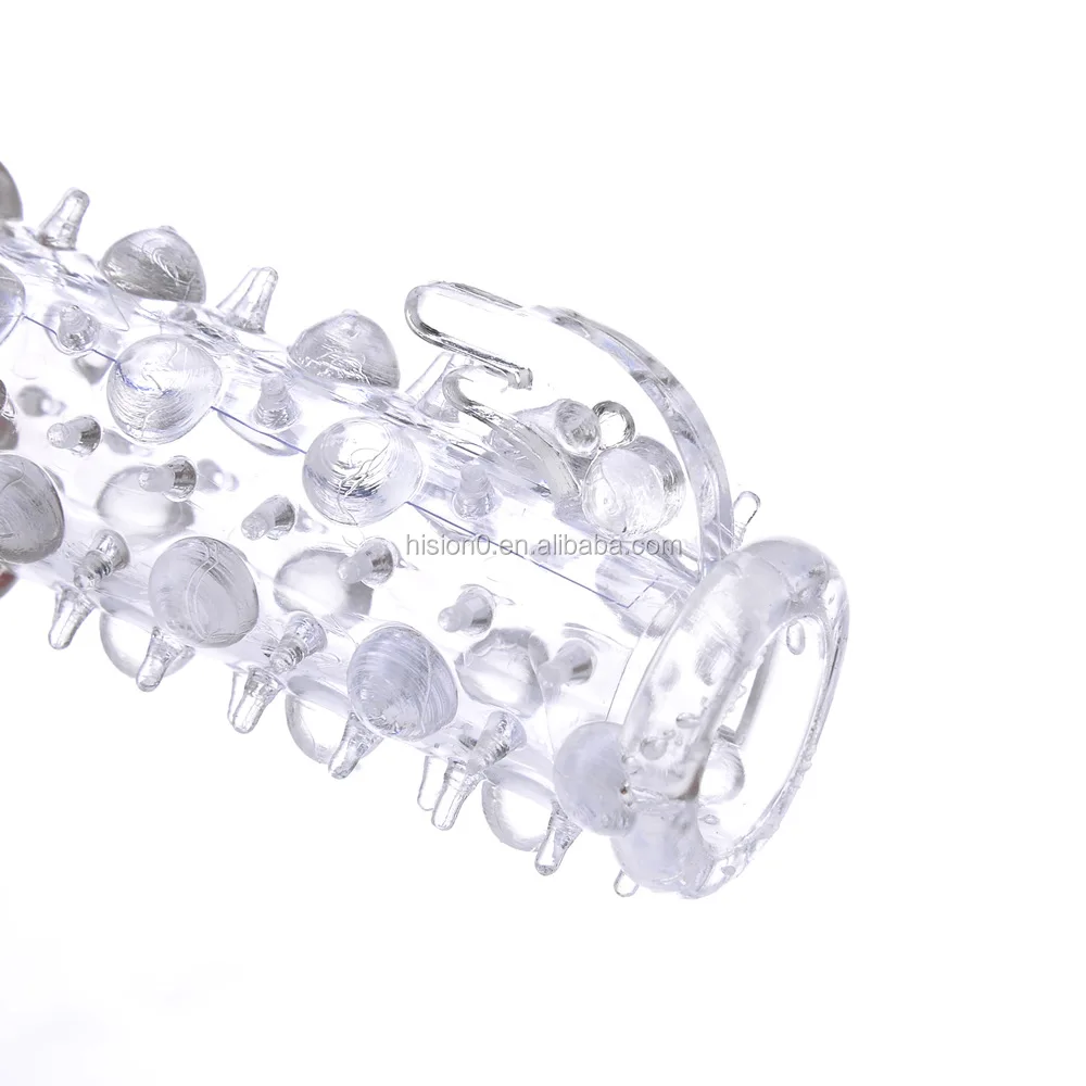 Manchon Pénien Avec Extension Et Anneau à Billes - Marque Crystal - TPE - Neuf