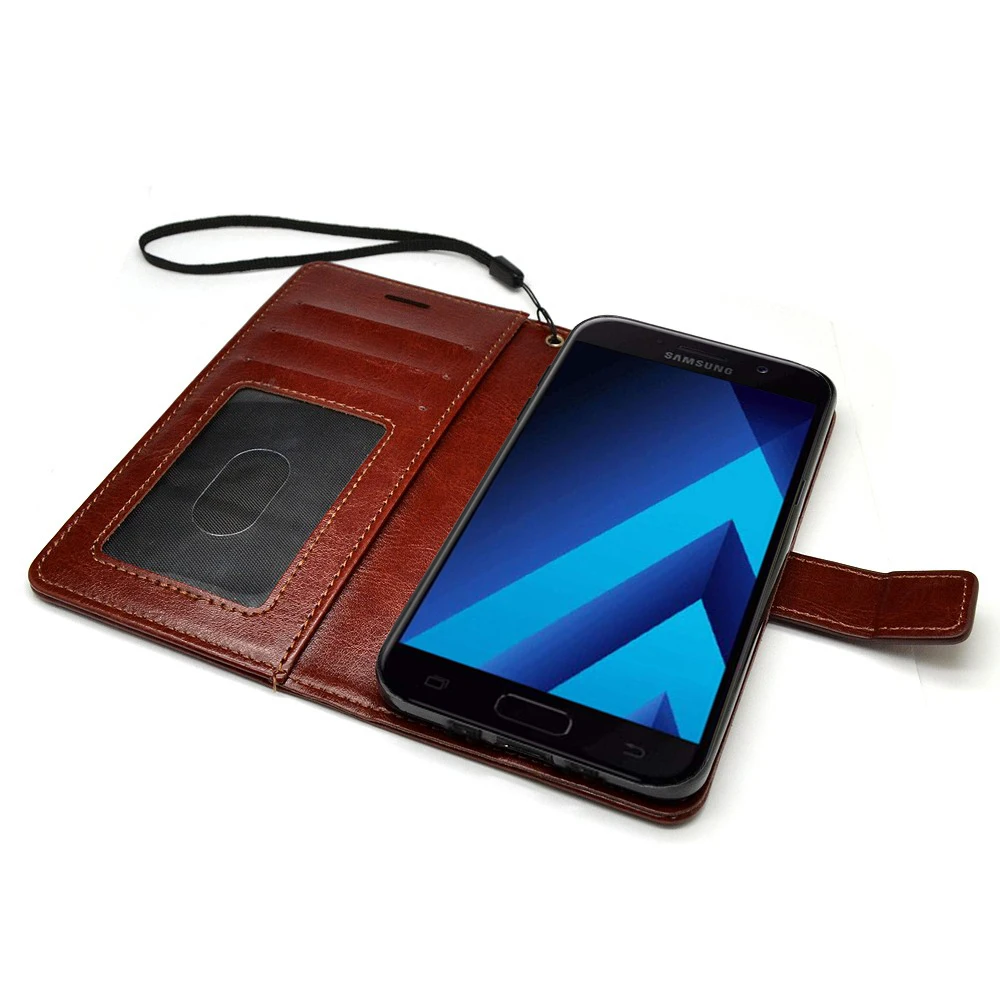 luxury Flip Book wallet Phone case for Samsung Galaxy A3 2018 A330 leather pouch