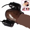 Adult Sex Toy For Men Penis Massager With 2 Caps Male Masturbator Delay Lasting Trainer Sex Products Glans Vibrator For Man