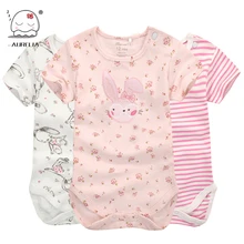 Moms Care Cartoon Cotton Baby Rompers Summer Short Sleeve Baby Wear Infant Jumpsuit Boys Girls Clothes Roupas De Bebe Infantil