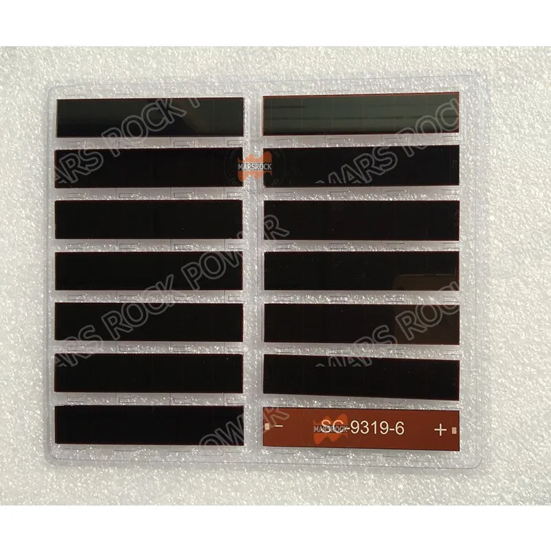 Solares de Silício Amorfo de Película Fina para o Interior do Produto Ito de Células Luz Vidro Calculadora Brinquedos 0-1.5 Bateria 93x19mm 2.2 v 20ua Dim High Quality Renovação da Casa