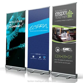 Luxury Rull Up Banners Single Sided Roll Up Banner Size - Buy ...