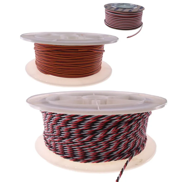 Oliyin 50 pies, Servo Jr Color Extension Cable 3p Line Futab | Meses sin interés
