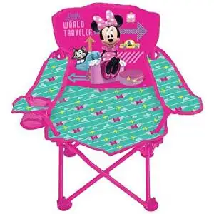 Minnie Mouse Jet Set Fold 'N Go Chair Is a Useful And Portable Seat For Your Little One