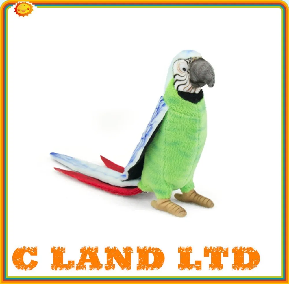 talking parrot plush toy