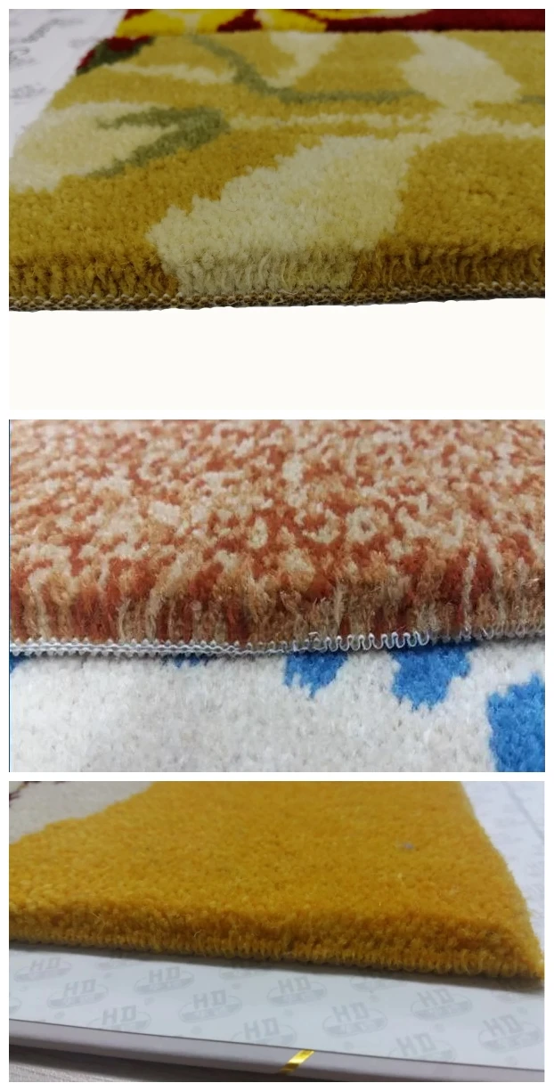 7.5mm pile hight pattern luxury Axminster carpet, colorful wall to wall carpet sale in Guangzhou