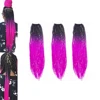 New product 22inch 110g solid ombre synthetic crochet colored jumbo box ponytail costume braiding hair cheap best selling