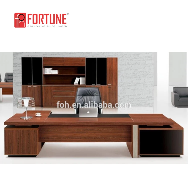 High Class Quality Wooden Timber E1 Mfc Big Boss Office Work Desk