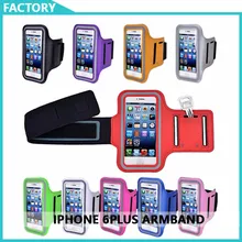 Sport Running Gym Fitness Armband Phone Case Arm Band Phone Holder Cover Pouch for Iphone 6 plus