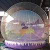 HOT SALE christmas advertising inflatables, big inflatable human snow globe for advertising