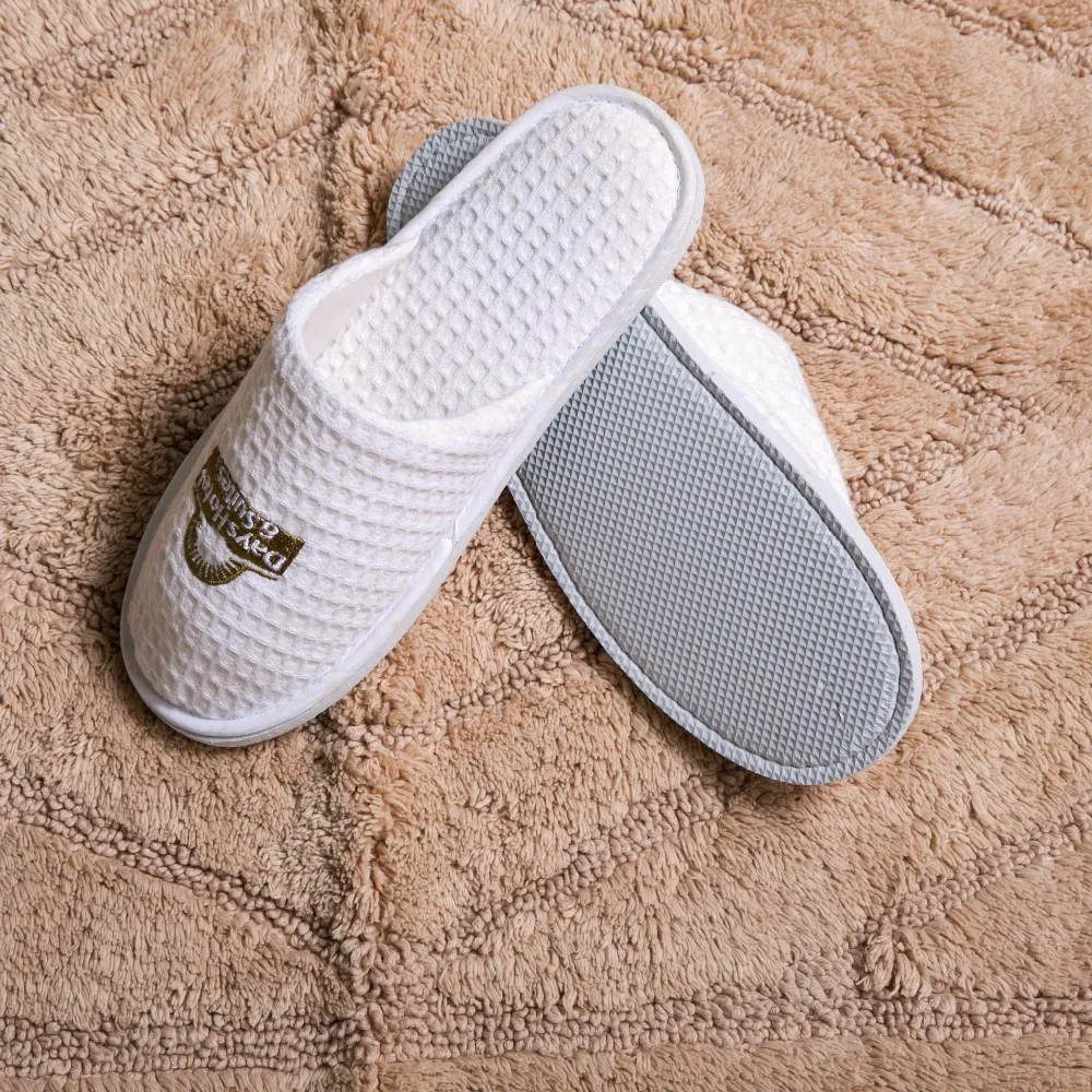 hot selling hotel slippers supplies club sap white color