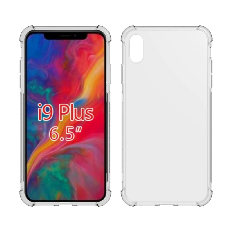 Transparent Shockproof soft Tpu cover case for iphone XS XS Max