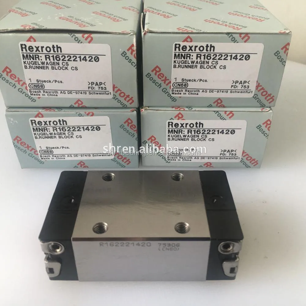 NEW IN BOX REXROTH REXROTH LINEAR RAIL RUNNER BEARING R165341420